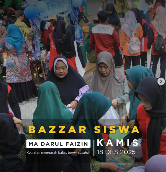 Bazar Siswa MA Darul Faizin 2025